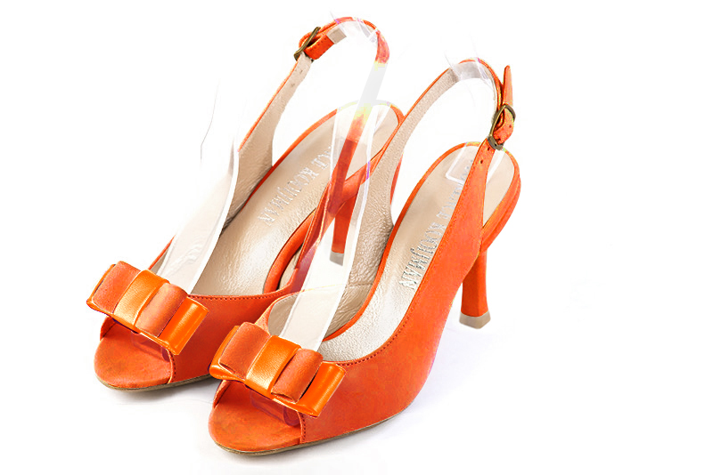 Clementine orange dress sandals for women - Florence KOOIJMAN
